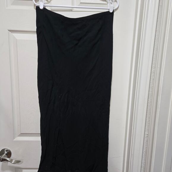 J.Crew Black Chiffon Midi Skirt CF709 Women’s Medium - Picture 10 of 10